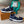 LV Trainer Maxi Sneaker Blue Charcoal Calfskin