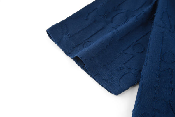 CD 25 Short-sleeved T-shirt Blue Cotton