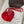 LE COEUR BAG 21 IN SCARLET RED PATENT CALFSKIN
