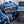 FLOWER BLANKET IN COBALT BLUE MIX WHITE MILK VELVET 142843