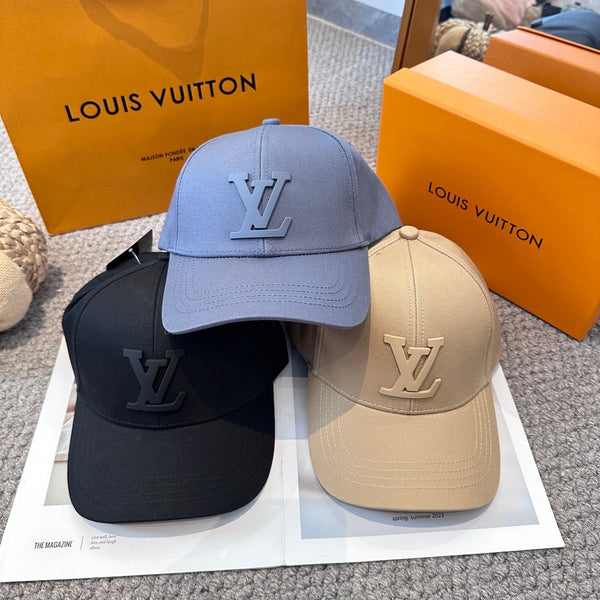 LV Only Baseball Cap Dark Blue Cotton 983648
