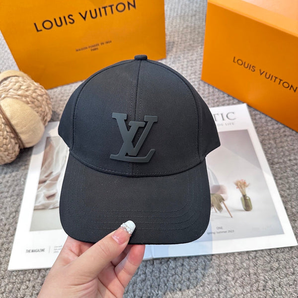 LV Only Baseball Cap Black Cotton 983649