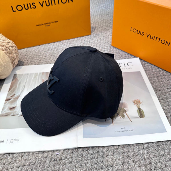 LV Only Baseball Cap Black Cotton 983649