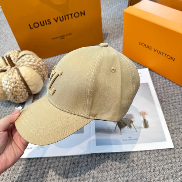 LV Only Baseball Cap Camel Cotton 983650