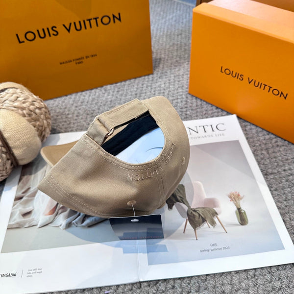 LV Only Baseball Cap Camel Cotton 983650