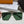 CYCLONE SUNGLASS 581373 IN GOLD METAL DARK GREEN LENSES