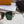 CYCLONE SUNGLASS 581373 IN GOLD METAL DARK GREEN LENSES