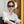 SIGNATURE SUNGLASS 571588 IN BLACK ACETATE