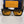 RECTANGLE SUNGLASSES 575848 IN BLACK ACETATE ORANGE METAL YELLOW LENS