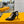 ALLURE HIGH 8 CM SLINGBACK IN BLACK MIX SAND BROWN CALFSKIN