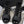 CC 26s Combat Boots Black Shearing Leather 964815
