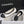 CC 26s Elasticated Ballerinas Black White Leather 964703