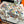 Planifleurs Scarf 90 CM White Colorful Silk 404030