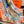 Flagship Silk Scarf 90 CM Pink Orange Colorful