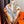 HM 25s Glove Time Scarf 135cm Orange Wool Mulberry Silk 971107