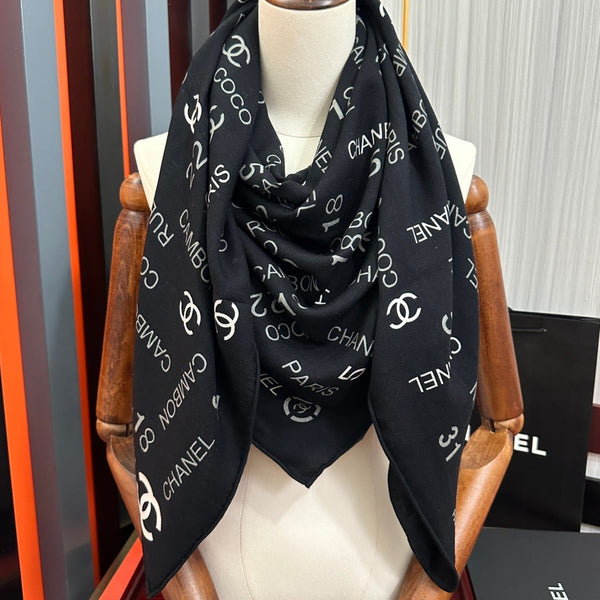 CC 26s Scarf 140 In Cashmere And Silk 445066