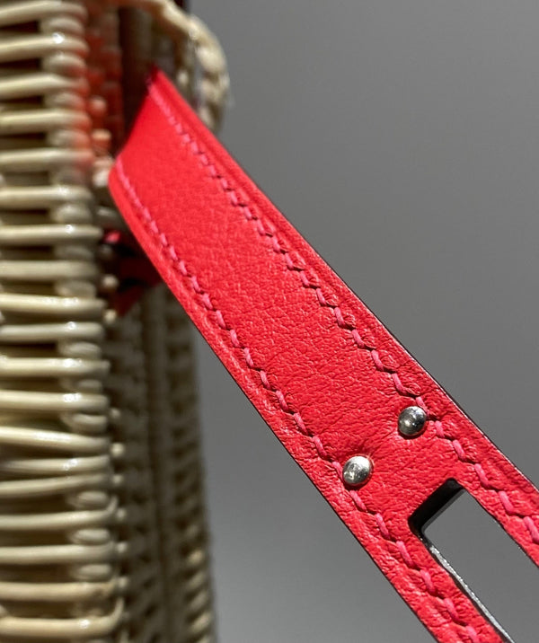 HM Kelly 20 Picnic Kelly Red Bamboo And Rattan