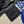 HM Steeple 28 Bag Black Calfskin White Blue Canvas