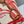 HM Steeple 28 Bag Brown Calfskin White Red Canvas