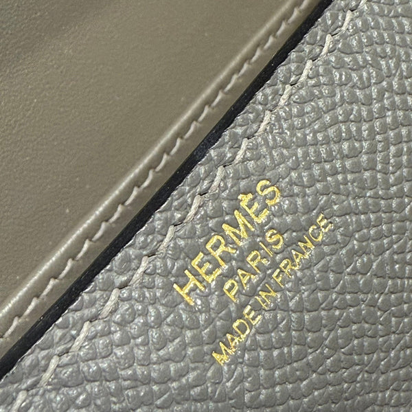 HM Constance Elan 24 Grey Epsom Gold Hardware 237335