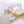 CD 26S Double Pearl Orbit Earrings In Gold Tone Metal 630833
