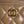 SMALL VANITY CASE 17 WITH HANDLE IN RUSSET BROWN CALFSKIN GOLD METAL CHAIN