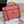 CC 25C Vanity Case 19.5cm Salmon Pink Calfskin Silver Hardware 243635