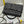 CC 25C Vanity Case Black White Tweed Light Gold Hardware 243667