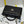 CC 25C Vanity Case 19.5cm Black Hanel Sheepskin Light Gold Hardware