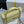 CC 25P Vanity Case 19.5cm Yellow Pastel Calfskin Heart Rhinestone 243607