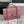 CC 25P Wallet Woc Handle 19cm Pink Pastel Leather Silver Hardware 243448