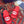 GG INTERLOCKING G SLIDE SANDAL CRIMSON RUBBER