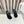 Loewe 25 Petal Slingback Black Mesh Sheepskin