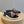 HM SLIPPERS BLACK AND NAVY CANVAS WITH MOTIF