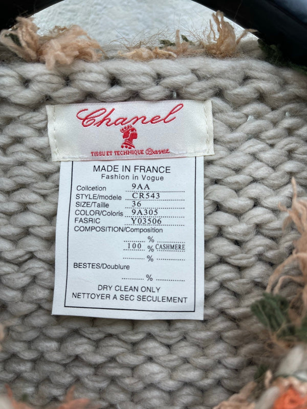 CC 26s Vest Cable Knit Cashmere 430452