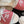 mule sandal white red embroidered fabric calfskin