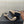 cc mule sandal 45 black white fabric beige calfskin