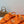 HM Paris Sandals Orange Lamskin 374208