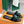 0ran sandal dark green velvet goatskin