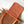 ALIGRE BAG 40 IN RED ORANGE WOVEN RAFFIA AND CALFSKIN