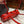LE TECKEL MEDIUM BAG 33 IN CLASSIC RED GOATSKIN