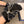GLOVES IN BLACK WOOL WITH RHINSTONES 429247