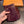 FINGERLESS GLOVES IN GARNET RED LAMBSKIN 453645