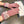 GLOVES IN CREPE PINK WOOL WITH RABBIT FUR 456296