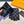 FINGERLESS GLOVES IN BLACK MONOGRAM DENIM AND LAMBSKIN 460108