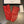 TOUCHSCREEN GLOVES IN RED LAMBSKIN AND FABRIC LINING 463860