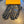 GLOVES IN BLACK LAMBSKIN WITH GOLD LOGO 465009