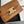 TRIOMPHE 10i583 Flap Card Holder Tan Shiny Cowhide