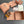 Leather Bag Charm Brown Orange 240346