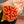 Leather Bag Charm Yellow Orange 240348